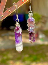 Load image into Gallery viewer, ✨ Celestial Amethyst Star Earrings ✨
