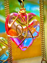 Load image into Gallery viewer, 💗 Rosé Reverie Heart Pendant
