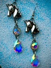 Load image into Gallery viewer, 🦄 Celestial Unicorn Crystal Earrings