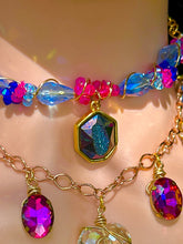 Load image into Gallery viewer, Unicorn Fairy Rainbow Crystal Charm Necklaces