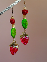 Load image into Gallery viewer, Enchanted Berry Drop Earrings