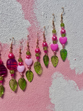 Load image into Gallery viewer, Pink And Green Crystal Earring Collection