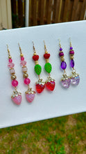 Load image into Gallery viewer, Enchanted Berry Drop Earrings