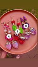 Load image into Gallery viewer, Enchanted Berry Drop Earrings