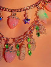 Load image into Gallery viewer, Strawberry Angel Aura Quartz-Charmed Necklace Stack