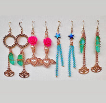 Load image into Gallery viewer, Cottage Core Fairy Core Dangle Crystal Earrings
