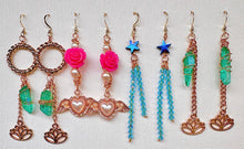 Load image into Gallery viewer, Cottage Core Fairy Core Dangle Crystal Earrings