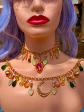 Load image into Gallery viewer, ✨Tangerine Aura Crystal Fairy Charm Necklace🧚🏻

