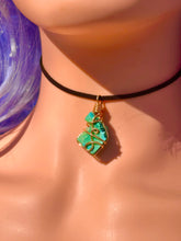 Load image into Gallery viewer, ✨Sugar Crystal Dreams Dyed Druzy Agate Crystal Swirl Necklace🧚🏻
