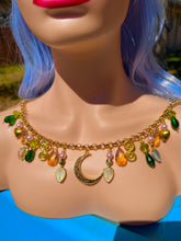 Load image into Gallery viewer, Moonlight Guardian Garden Charm Necklace
