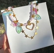 Load image into Gallery viewer, Galaxy Fairy Pearl Necklace
