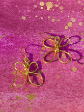 Load image into Gallery viewer, 🦋 Celestial Flutter — Butterfly Wirewrapped Earrings
