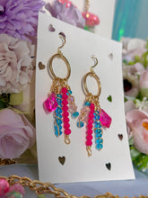 Load image into Gallery viewer, Mermaid Crystal Charm Earrings
