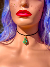 Load image into Gallery viewer, ✨Sugar Crystal Dreams Dyed Druzy Agate Crystal Swirl Necklace🧚🏻
