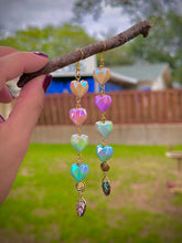 Load image into Gallery viewer, Enchanted Prism Garden Earrings 🌿💖
