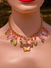Load image into Gallery viewer, Butterfly Y2K Suncatcher &amp; Aura Quartz Fairy Choker
