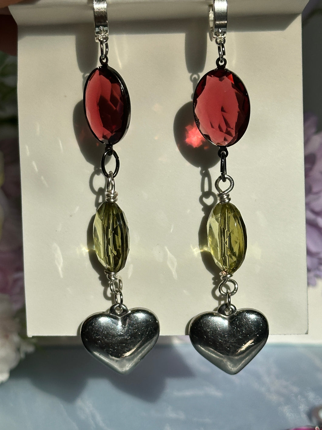 Gorgeous Stainless Steal Heart Earrings